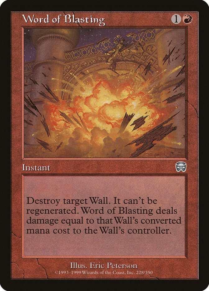 Word of Blasting (228) (Mercadian Masques)