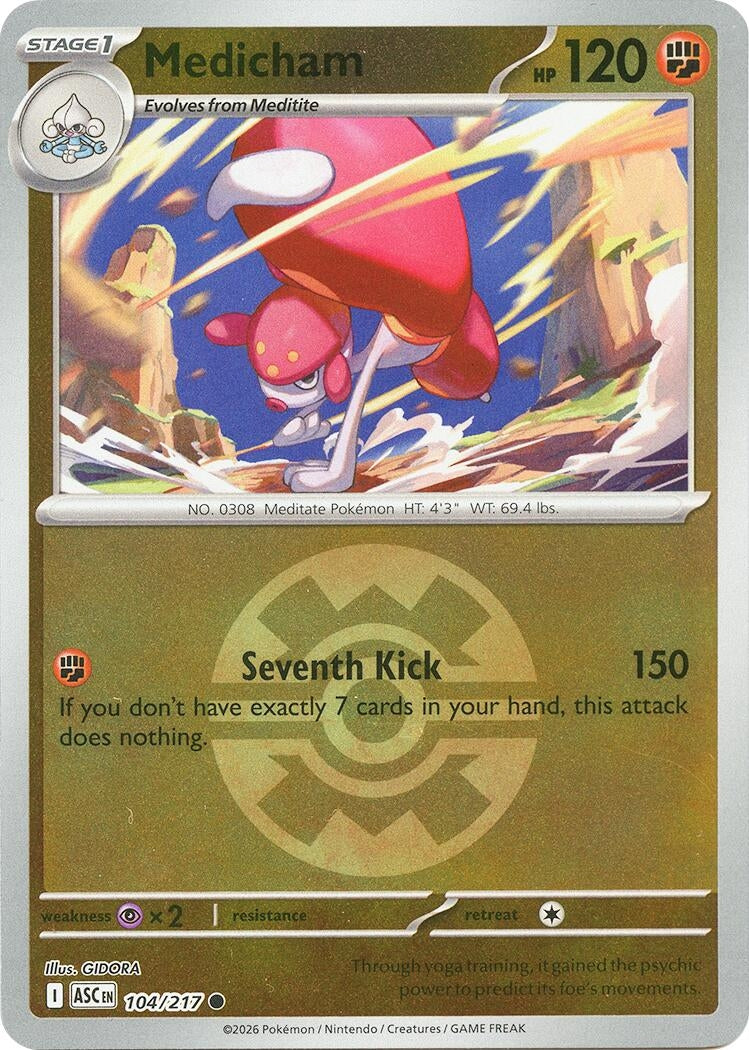 Image for Medicham - 104/217 (Quick Ball) (104/217) (ME: Ascended Heroes) - Pokemon