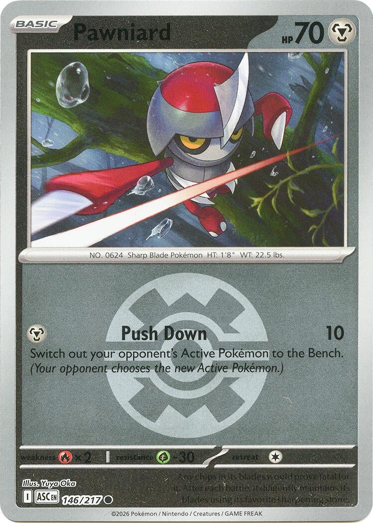 Image for Pawniard (Quick Ball) (146/217) (ME: Ascended Heroes) - Pokemon