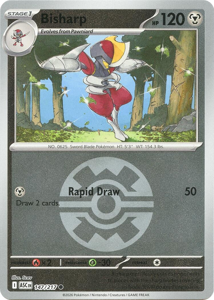 Image for Bisharp (Quick Ball) (147/217) (ME: Ascended Heroes) - Pokemon