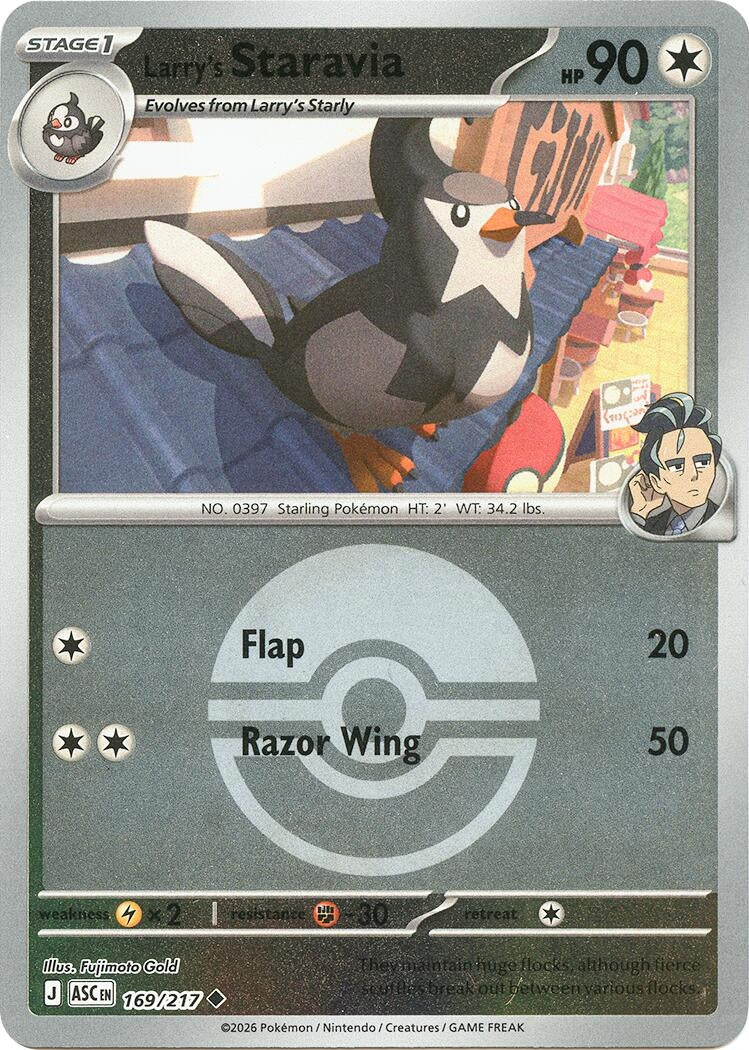 Image for Larry's Staravia (Poke Ball) (169/217) (ME: Ascended Heroes) - Pokemon