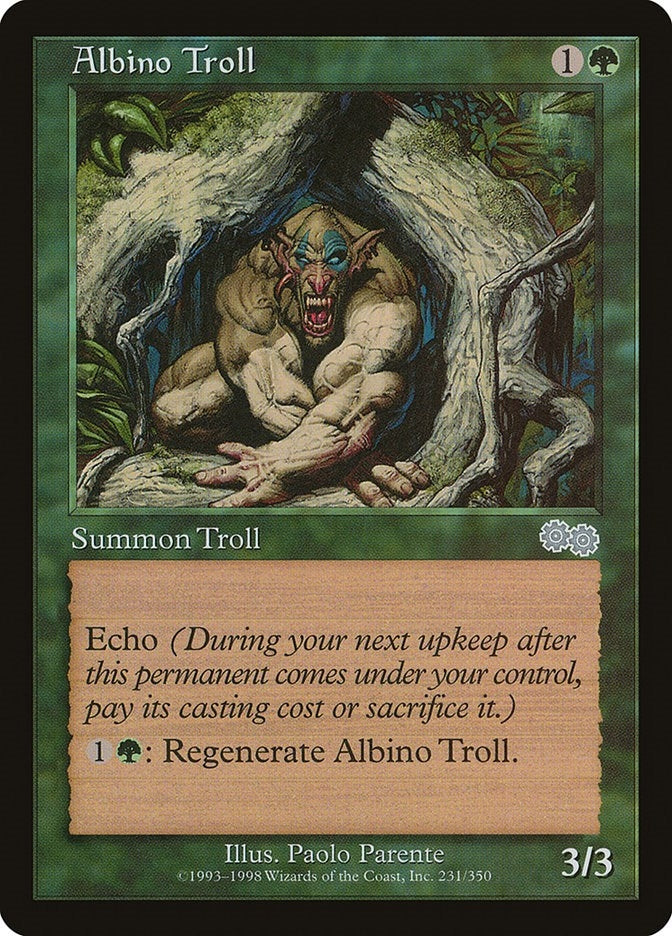 Albino Troll (231) (Urza's Saga)