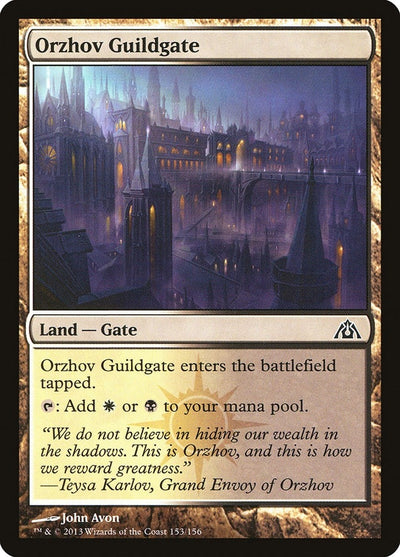 Orzhov Guildgate (153) (Dragon's Maze)