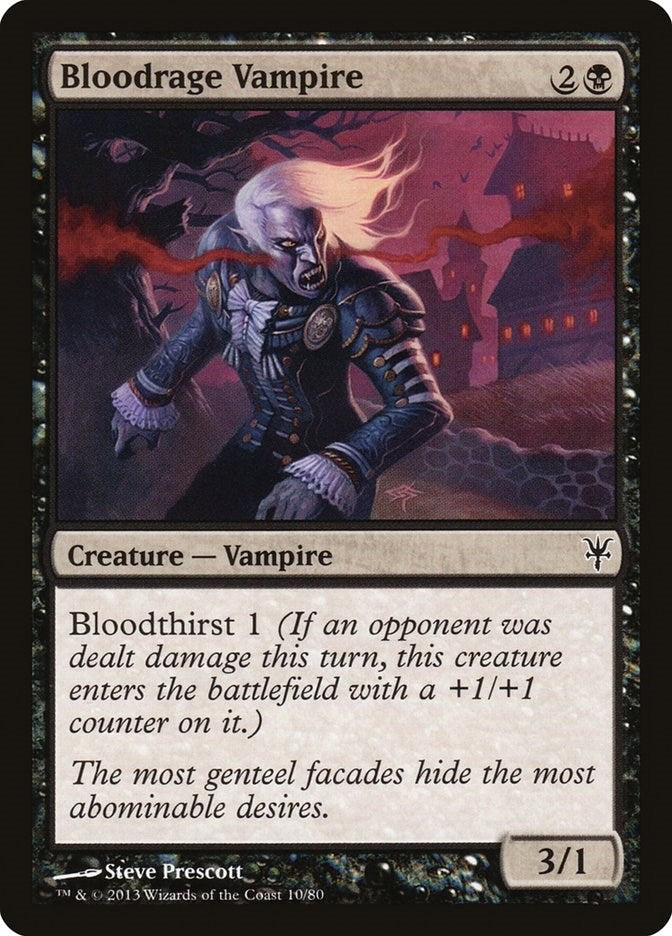 Bloodrage Vampire (10) (Duel Decks: Sorin vs. Tibalt)