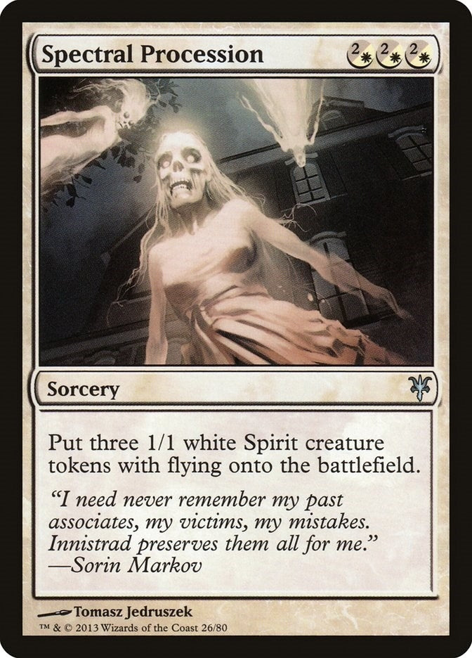 Spectral Procession (26) (Duel Decks: Sorin vs. Tibalt)