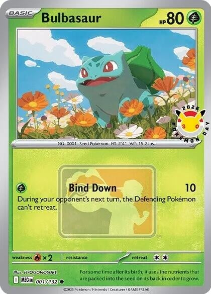 Image for Bulbasaur (Pokemon Day 2026) (001/132) (Miscellaneous Cards & Products) - Pokemon