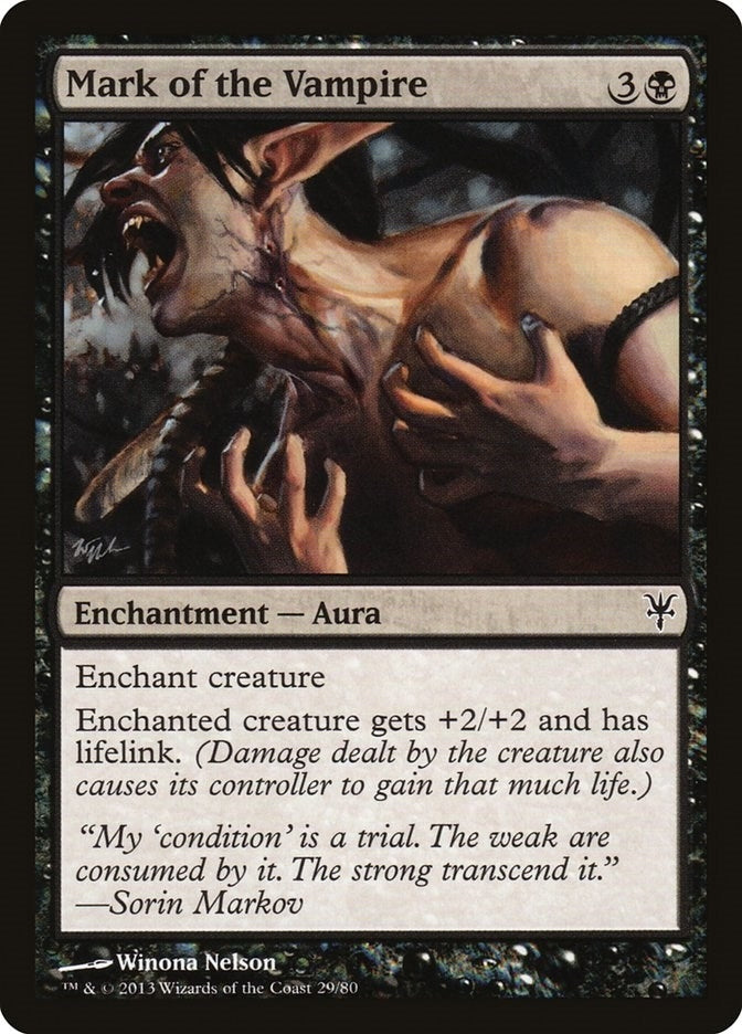 Mark of the Vampire (29) (Duel Decks: Sorin vs. Tibalt)