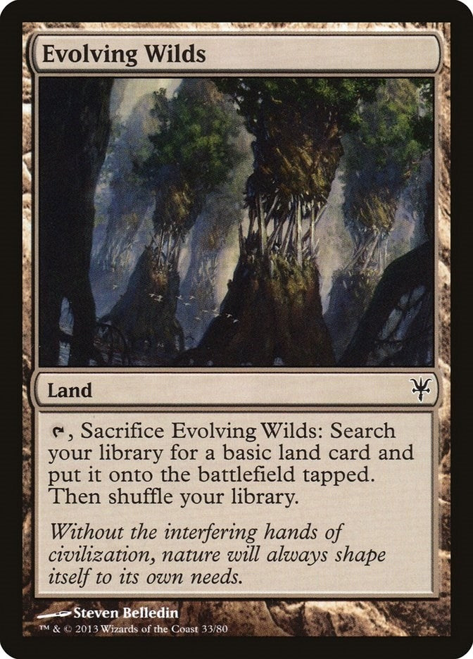 Evolving Wilds (33) (Duel Decks: Sorin vs. Tibalt)
