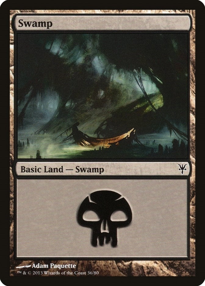Swamp (36) (36) (Duel Decks: Sorin vs. Tibalt)