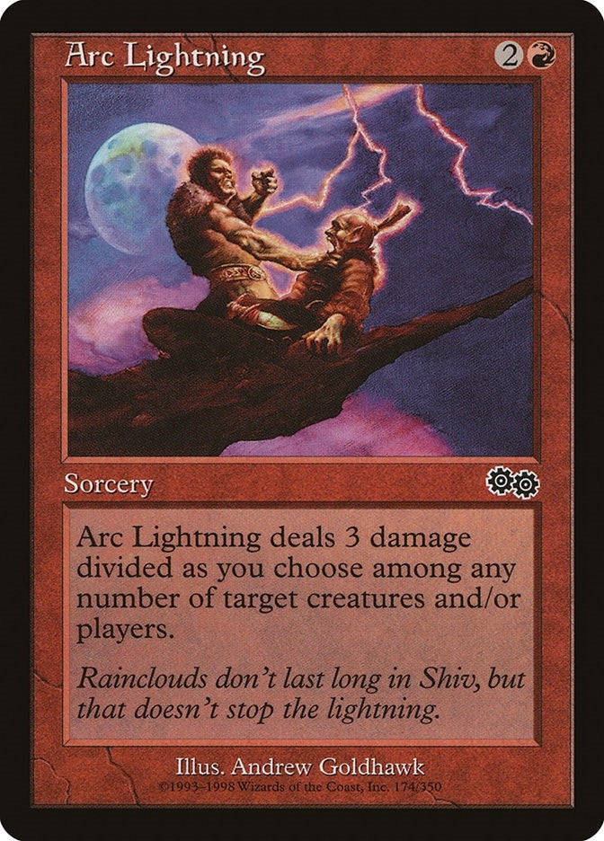 Arc Lightning (174) (Urza's Saga)