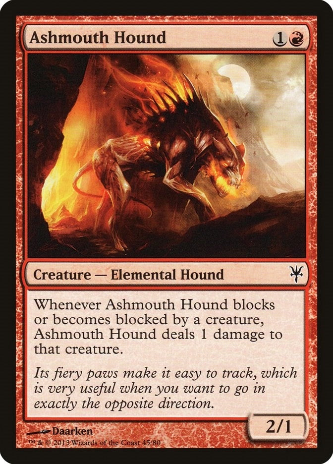 Ashmouth Hound (45) (Duel Decks: Sorin vs. Tibalt)