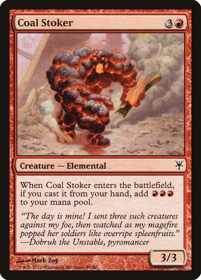 Coal Stoker (49) (Duel Decks: Sorin vs. Tibalt)