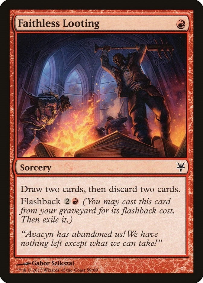 Faithless Looting (59) (Duel Decks: Sorin vs. Tibalt)