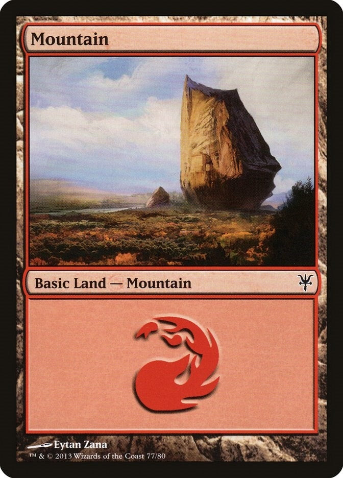Mountain (77) (77) (Duel Decks: Sorin vs. Tibalt)