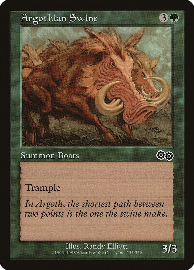 Argothian Swine (235) (Urza's Saga)