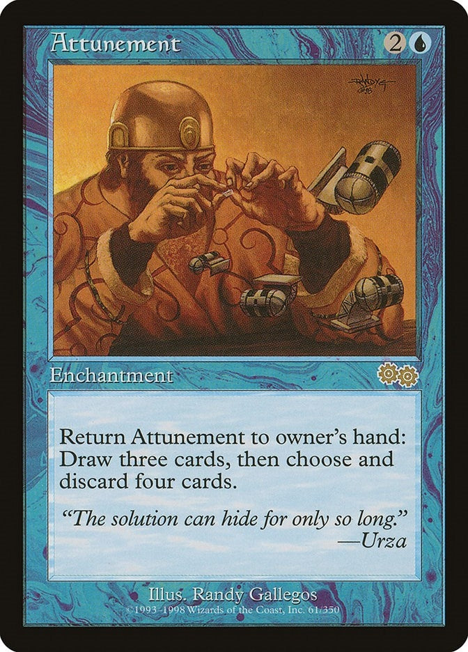 Attunement (61) (Urza's Saga)