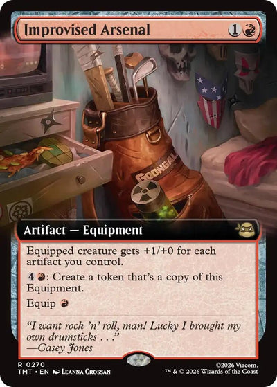 Improvised Arsenal (Extended Art) (270) (Teenage Mutant Ninja Turtles)