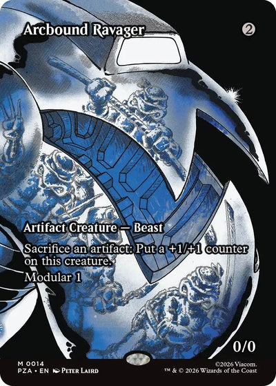 Arcbound Ravager (Borderless) (14) (Teenage Mutant Ninja Turtles Eternal-Legal)