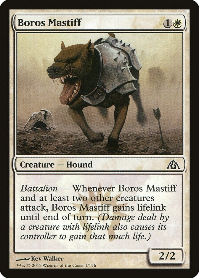Boros Mastiff (1) (Dragon's Maze)
