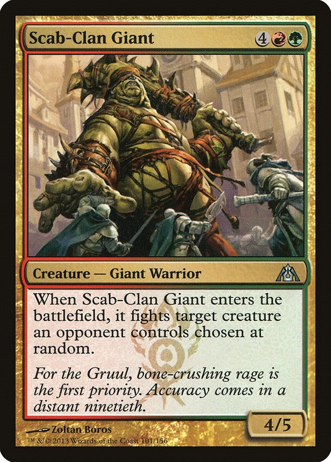 Scab-Clan Giant (101) (Dragon's Maze)