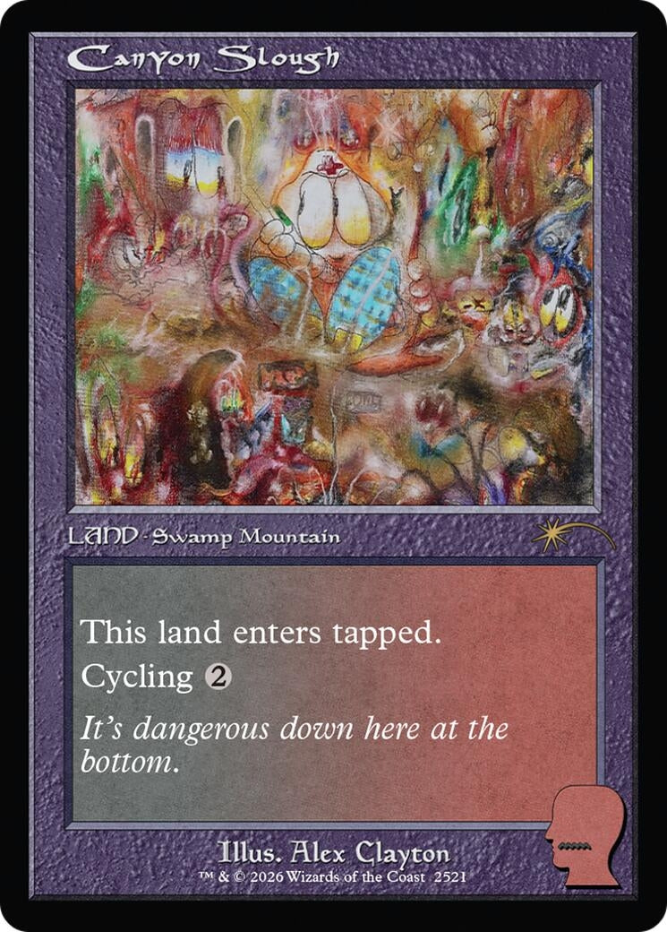 Image for Canyon Slough (2521) (Secret Lair Drop Series) - Magic: The Gathering