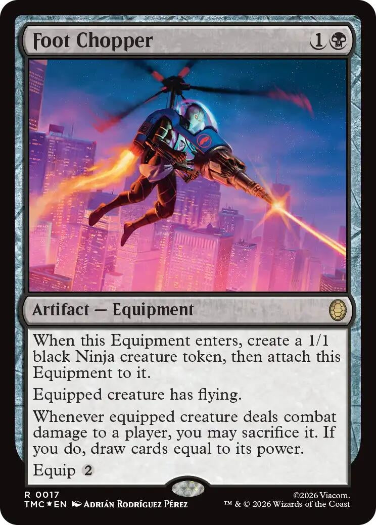Foot Chopper (Surge Foil) (17) (Teenage Mutant Ninja Turtles)