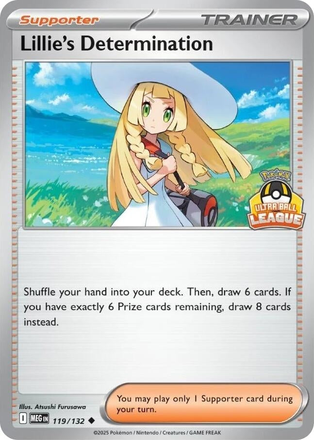 Image for Lillie's Determination (Ultra Ball League) (119/132) (League & Championship Cards) - Pokemon