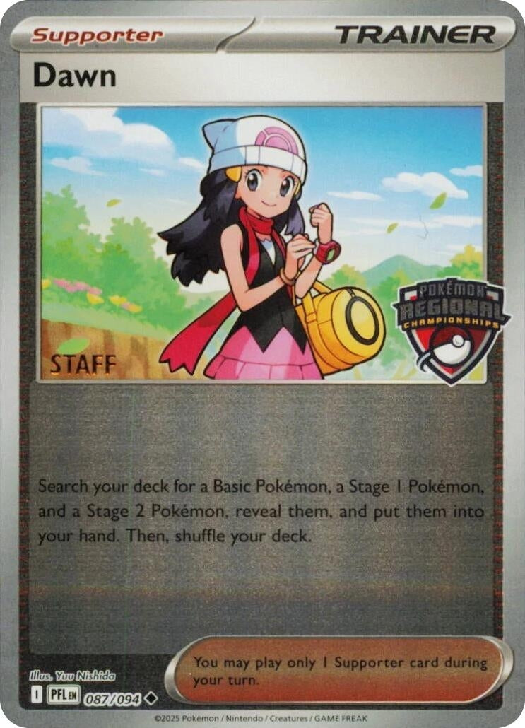 Image for Dawn (Regional Championship) [Staff] (087/094) (League & Championship Cards) - Pokemon