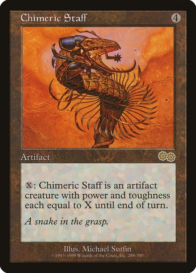 Chimeric Staff (288) (Urza's Saga)