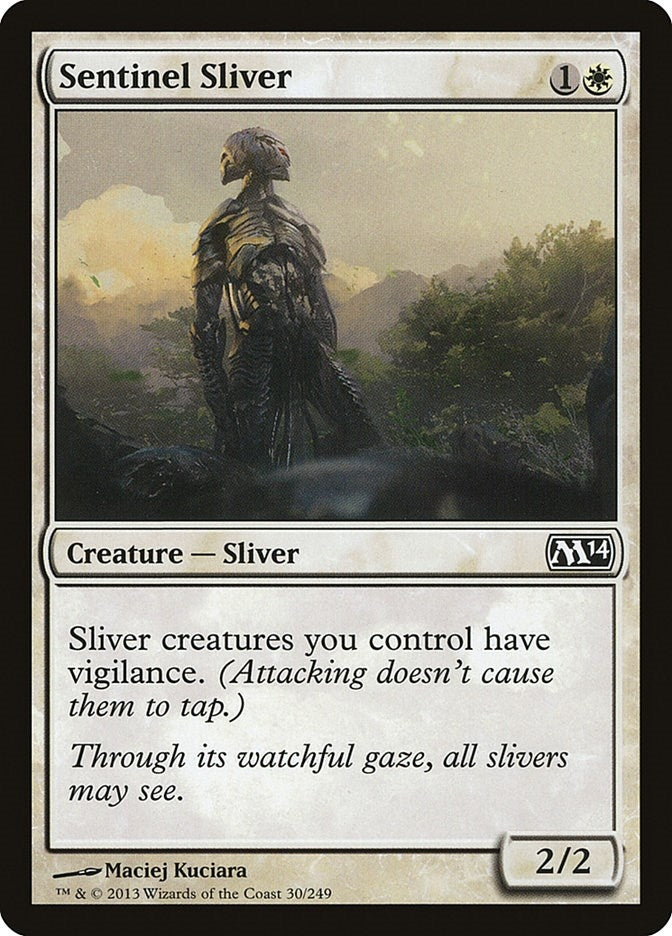 Sentinel Sliver (30) (Magic 2014 (M14))