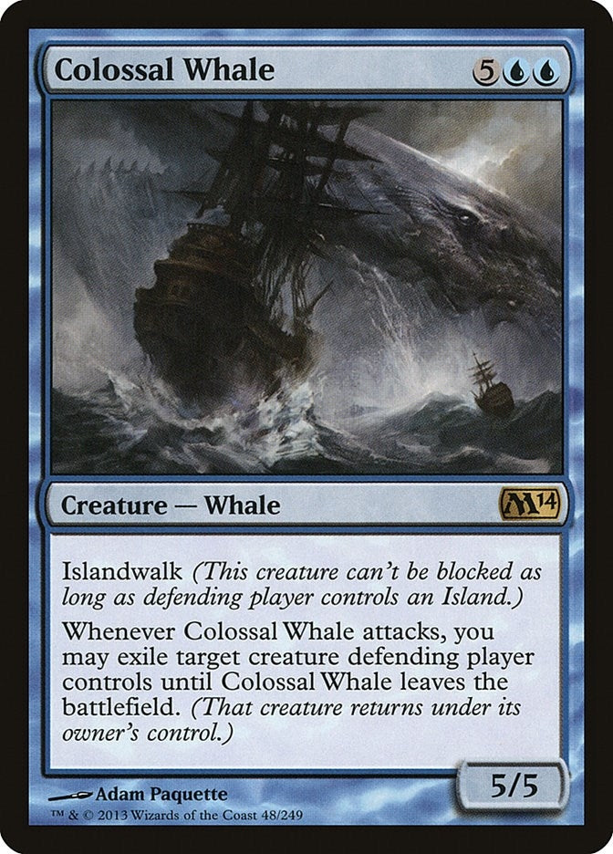 Colossal Whale (48) (Magic 2014 (M14))
