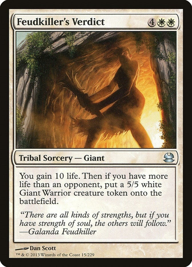 Feudkiller's Verdict (15) (Modern Masters)
