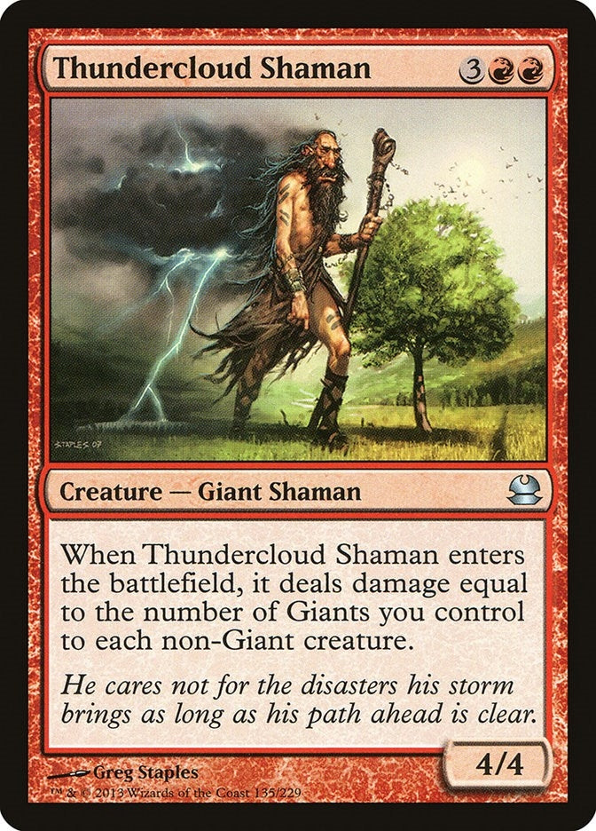 Thundercloud Shaman (135) (Modern Masters)