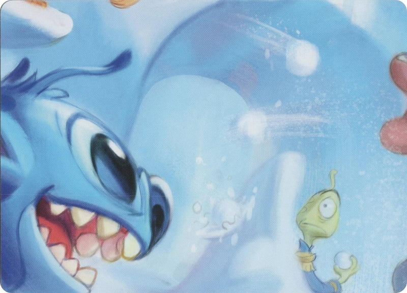 Image for Winterspell Snowball Fight Puzzle Insert (Middle Center) (Winterspell) - Disney Lorcana