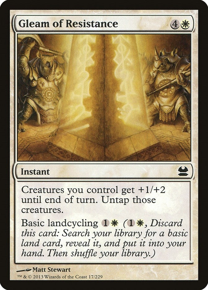 Gleam of Resistance (17) (Modern Masters)