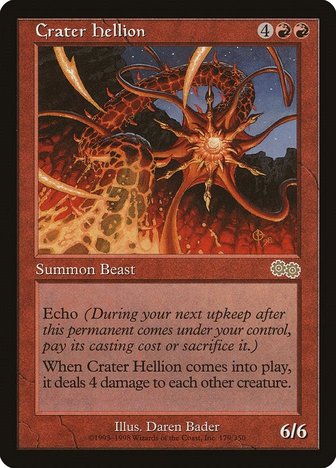 Crater Hellion (179) (Urza's Saga)