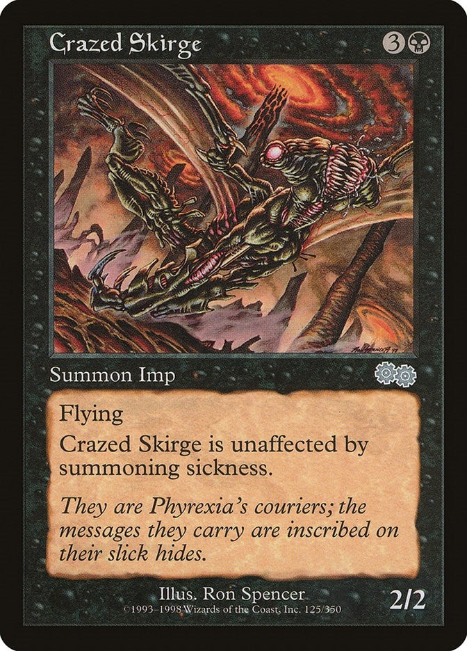 Crazed Skirge (125) (Urza's Saga)
