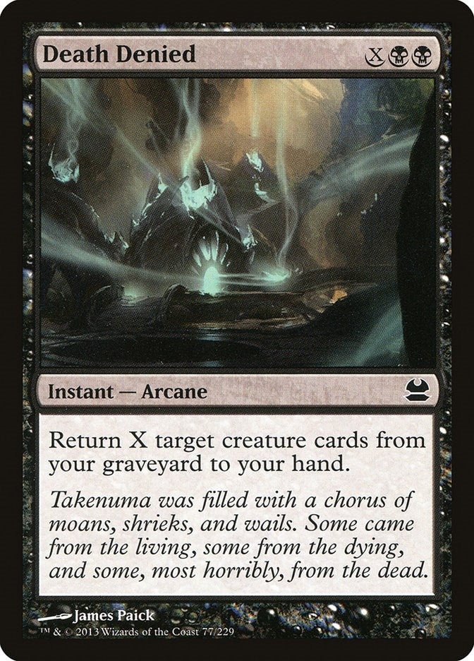 Death Denied (77) (Modern Masters)