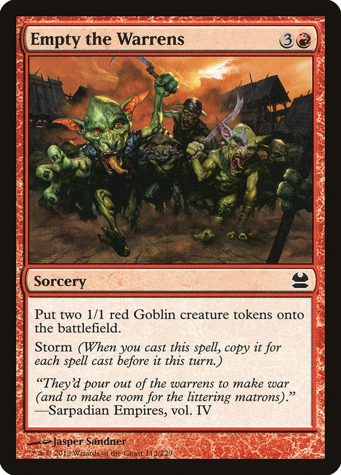 Empty the Warrens (112) (Modern Masters)