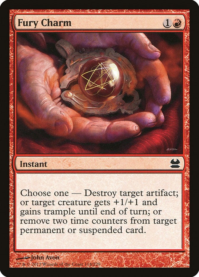 Fury Charm (114) (Modern Masters)
