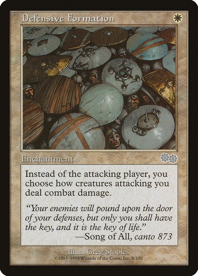 Defensive Formation (9) (Urza's Saga)