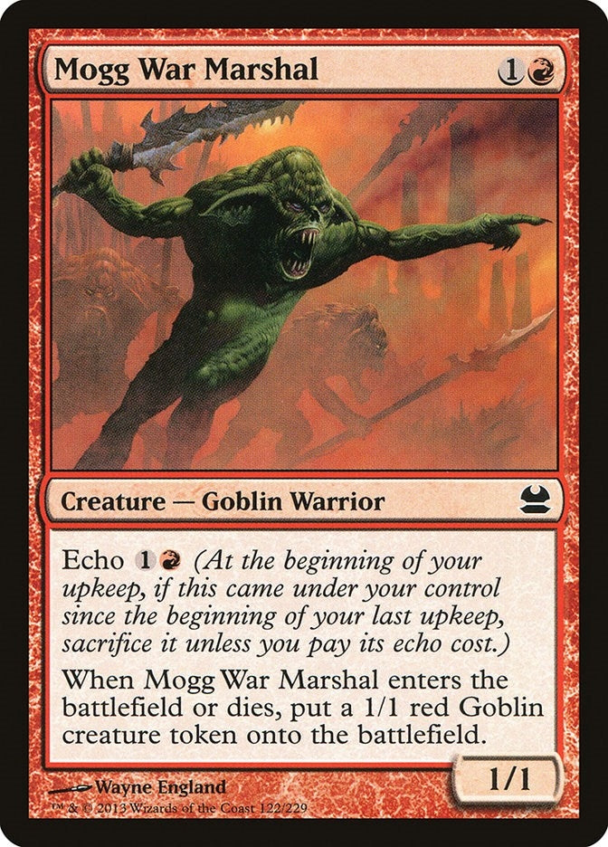 Mogg War Marshal (122) (Modern Masters)