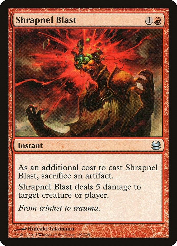 Shrapnel Blast (129) (Modern Masters)
