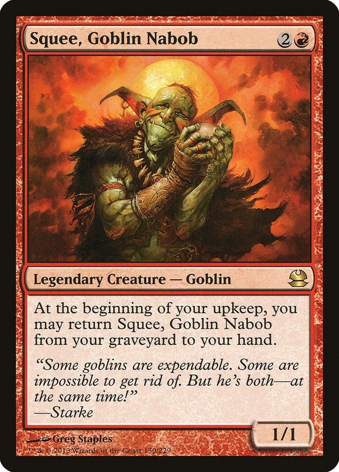 Squee, Goblin Nabob (130) (Modern Masters)