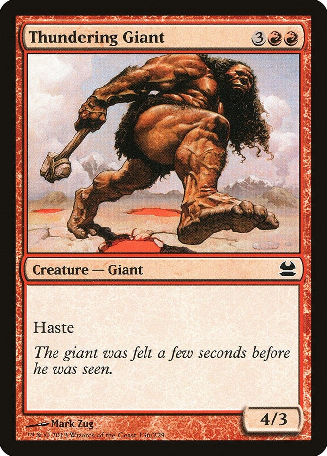 Thundering Giant (136) (Modern Masters)