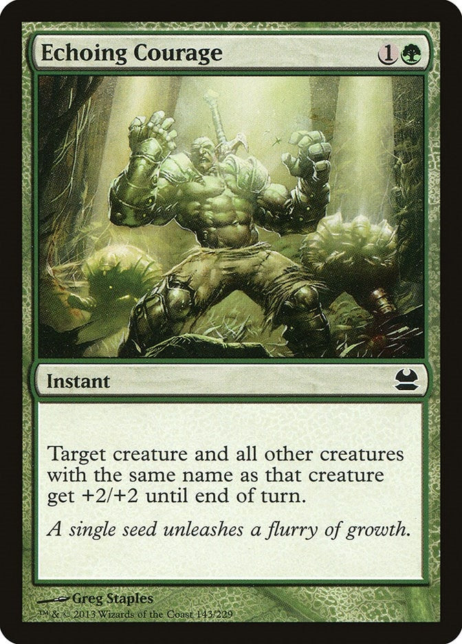 Echoing Courage (143) (Modern Masters)