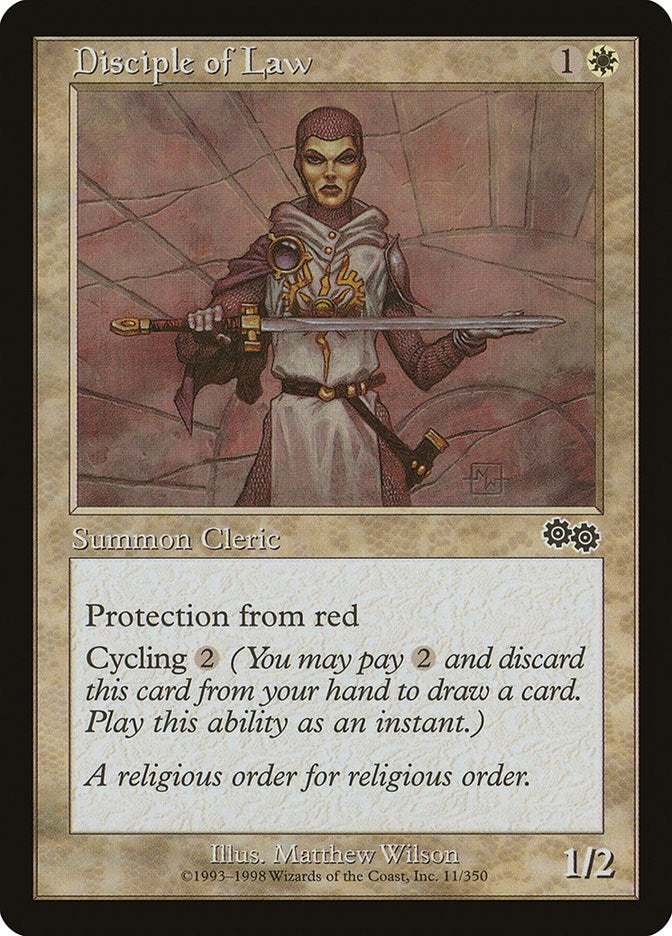 Disciple of Law (11) (Urza's Saga)