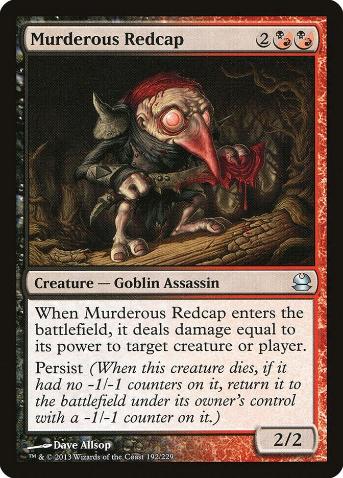 Murderous Redcap (192) (Modern Masters)