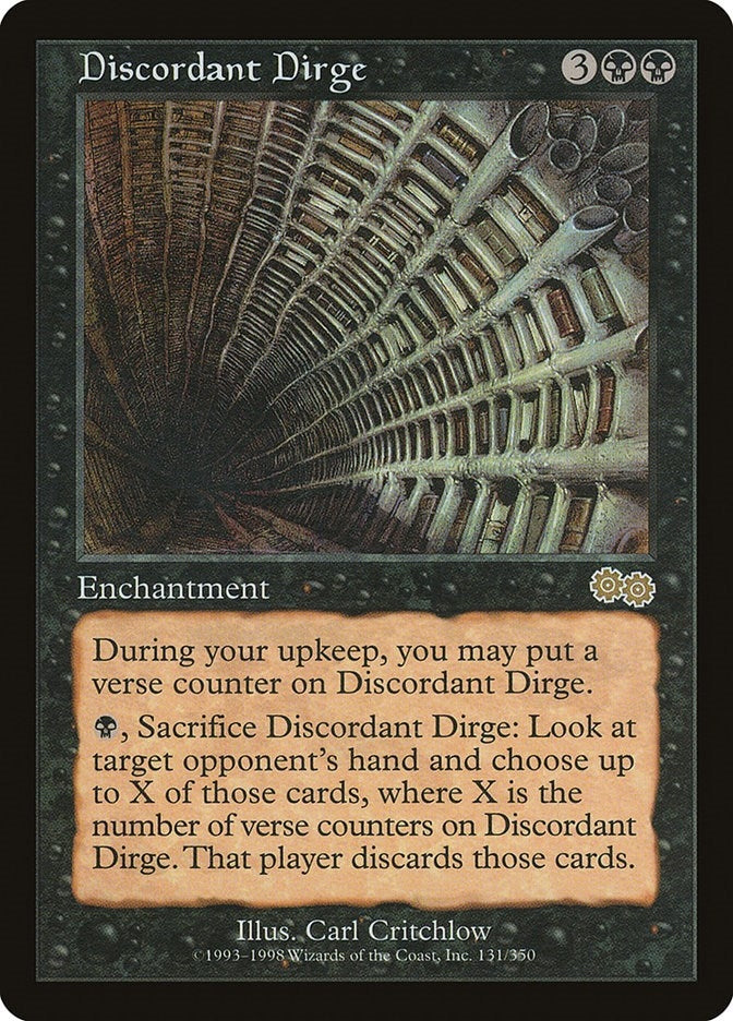 Discordant Dirge (131) (Urza's Saga)