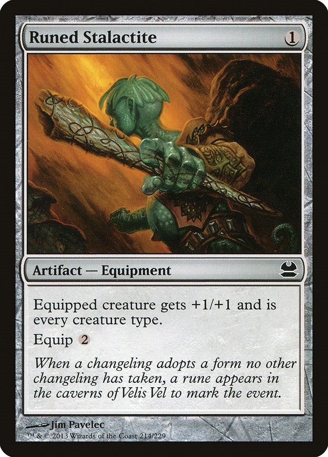 Runed Stalactite (214) (Modern Masters)
